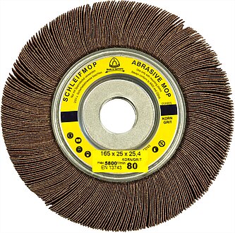 Klingspor - SM 611 W Schleifmopräder LS 309 X, 165 x 25 x 25,4 mm Korn 60