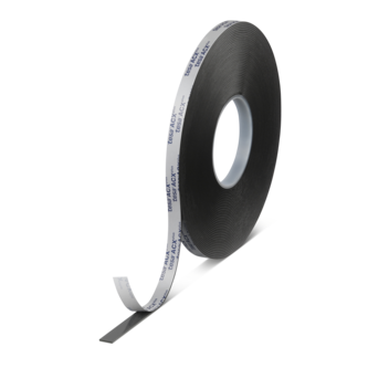 tesa ACXplus 7076 - 18m x 1220mm - schwarz - Slitter - blaueHDPE Abdeckung