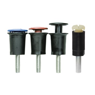 3M Roloc Spanndorn ZR-AC mit 6,0 mm Schaft, rot, für Scheibendicke bis 6,35 mm