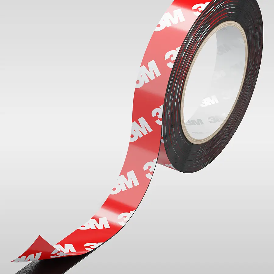 Illustration einer doppelseitigen Klebebandrolle