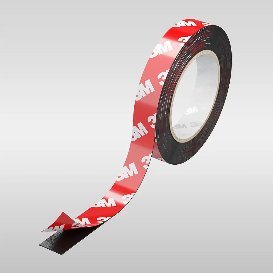 Illustration einer doppelseitigen Klebebandrolle
