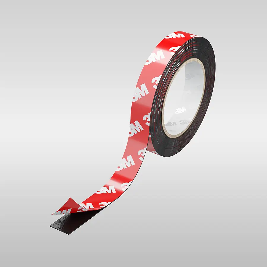 Illustration einer doppelseitigen Klebebandrolle