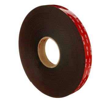 3M VHB Klebeband 4947, Schwarz, 19 mm x 400 m, 1.1 mm, Kreuzgespult