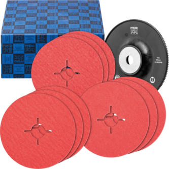 PFERD Fiberschleifer SET FS 125-22 PREMIUM