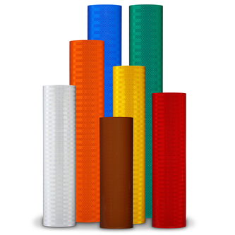 3M High Intensity Prismatic Reflexfolie SEM 3930, Weiß, 270 mm x 91,4 m