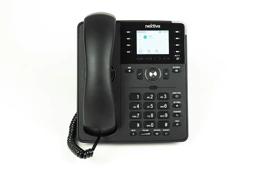 Tischtelefon als Motiv für die technische Beratung