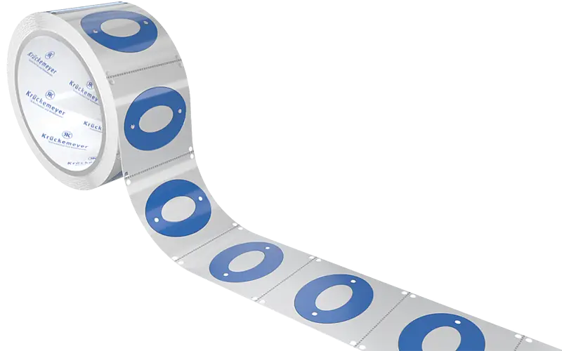 Ringförmige Stanzteile mit Innenöffnungen und Perforationslinien