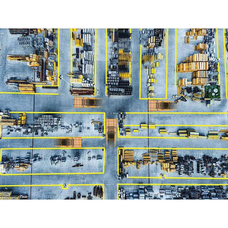 3M Langlebiges Bodenmarkierungsband 971, Rot, 75 mm x 33 m, 0.24 mm