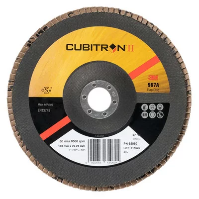 3M™ Cubitron™ II Fächerschleifscheibe 967A Abbildung