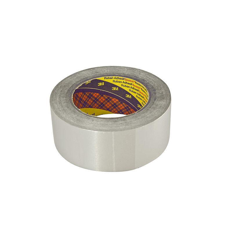 3M Aluminiumklebeband 1436F, Silber, 50 mm x 50 m, einzeln verpackt