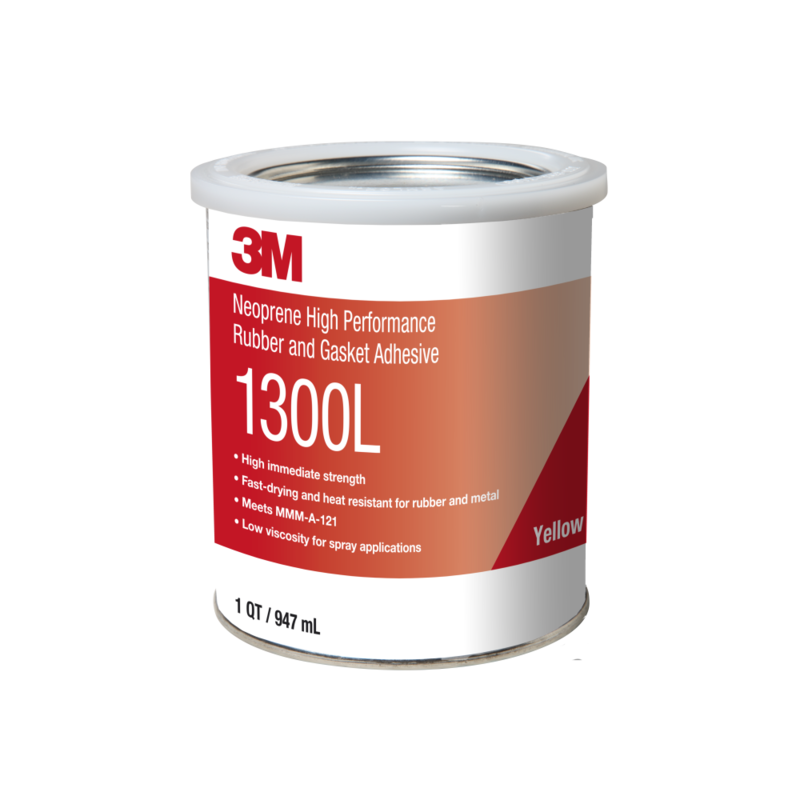 3M Lösemittelklebstoff auf Polychloroprenbasis 1300, Gelb, 1 L