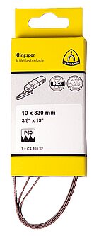 Klingspor - CS 310 XF Schleifband, 10 x 330 mm Korn 60 F4G, SB-verpackt im Reiter
