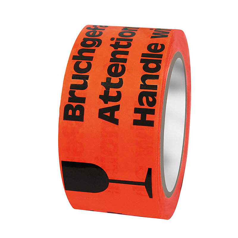 RK Klebeband "Vorsicht Glas" "Bruchgefahr" - 50 mm x 50 m