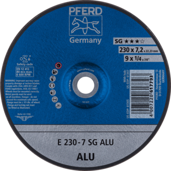 PFERD Schruppscheiben E 230-7 SG ALU