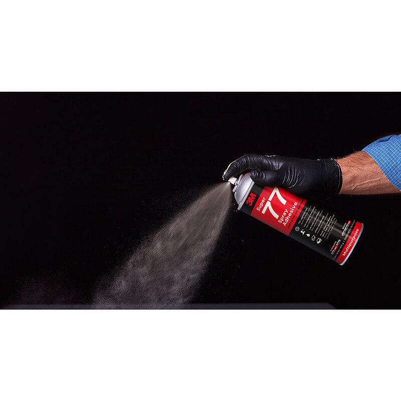 3M Sprühklebstoff auf Basis Synthetischer Elastomere Super 77, Beige, 500 ml