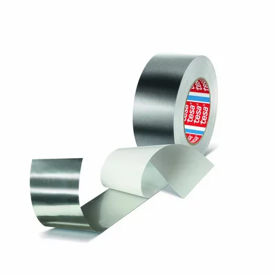 tesa 50575 ohne und mit Liner - Starkes Aluminiumklebeband (PV0 und PV1) Abbildung