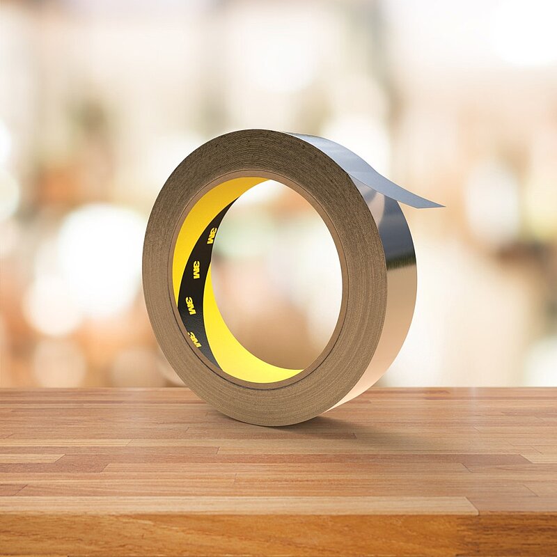 3M Aluminiumklebeband 431, Silber, 19 mm x 55 m, 0.09 mm