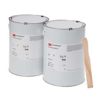3M Scotchcast 251 Epoxid-Flüssigharz, Braun, Teil A+B, 9,07 kg
