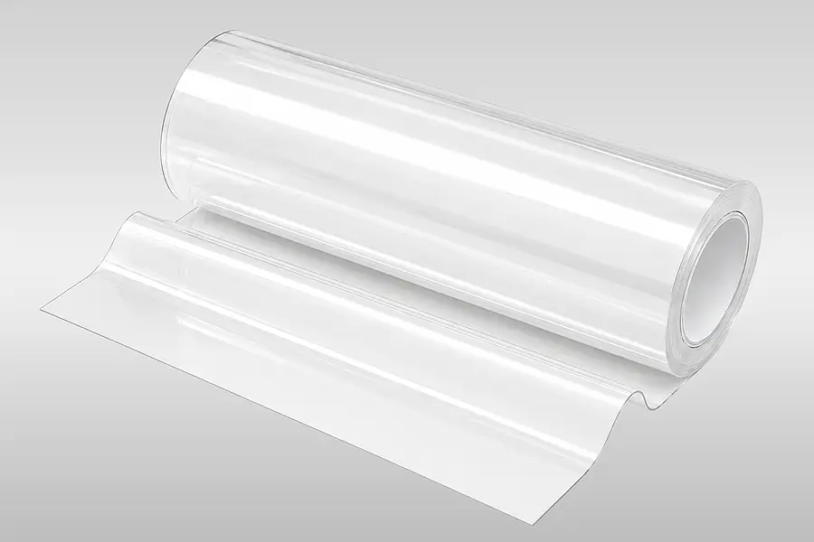 Rolle einer transparent dargestellten technischen Klebefolie