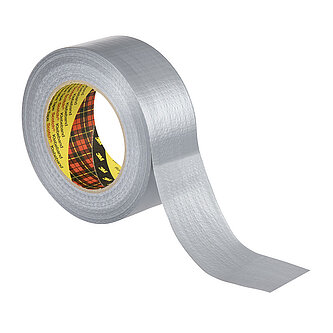 3M Schwerlast-Gewebeklebeband 2904, Silber, 48 mm x 50 m, 0.19 mm