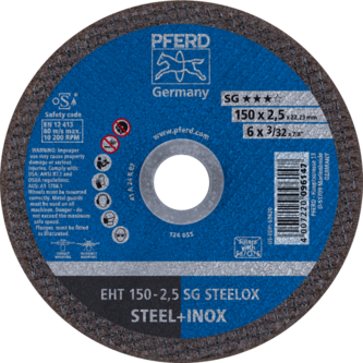 PFERD Trennscheiben EHT 150-2,5 SG STEELOX