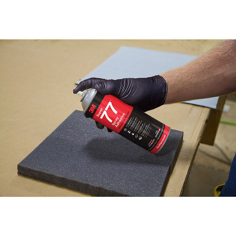 3M Sprühklebstoff auf Basis Synthetischer Elastomere Super 77, Beige, 500 ml