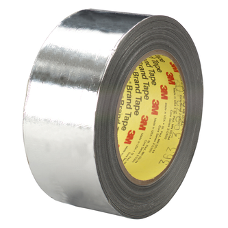3M Aluminium-Glasgewebe-Klebeband 363, Silber, 25 mm x 33 m, 0.19 mm