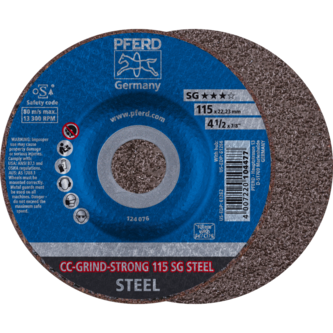 PFERD CC-GRIND (inkl. SOLID, FLEX, STRONG) CC-GRIND STRONG 115 SG STEEL