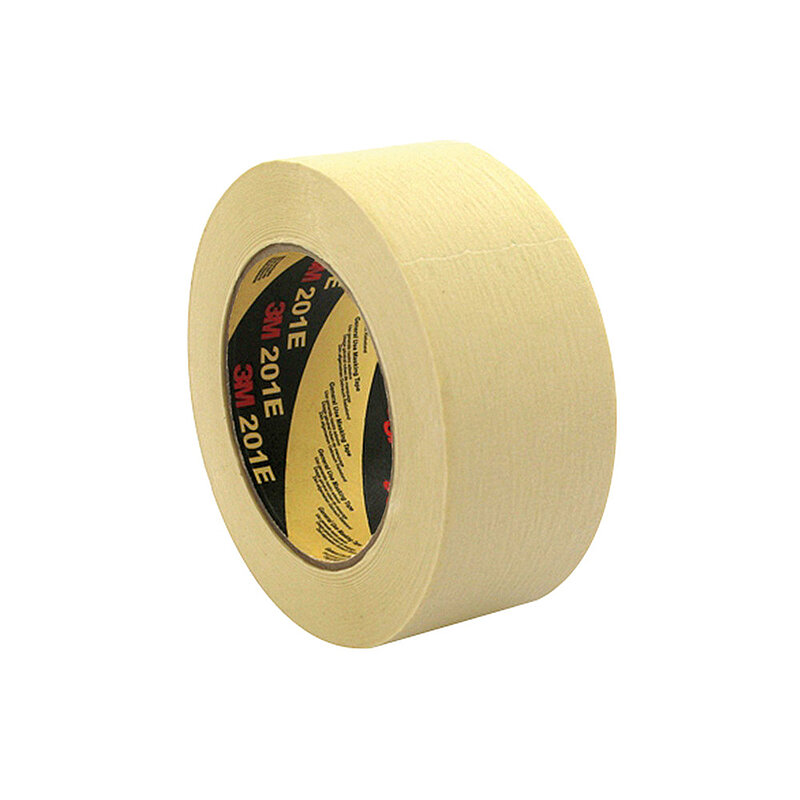 3M Allzweck Abdeckklebeband 201E, Beige, 72 mm x 50 m, 0.135 mm