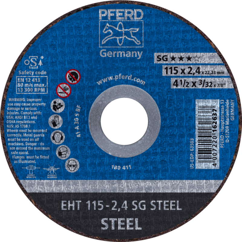 PFERD Trennscheiben EHT 115-2,4 SG STEEL