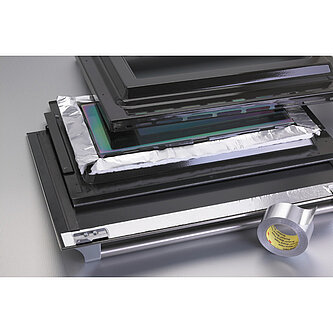 3M Aluminiumklebeband 425, Silber, 25 mm x 55 m, 0.12 mm, 36 Roll/Case