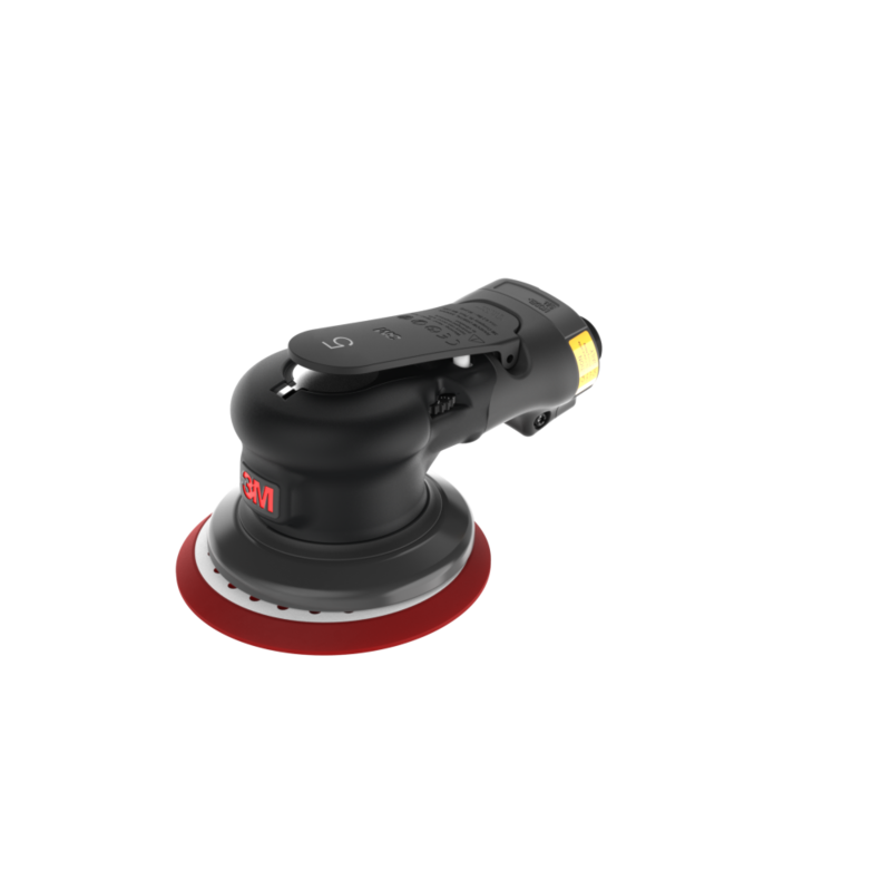 3M Druckluft-Exzenterschleifer, 88952, 150 mm, Nicht-Vakuum, 9,5 mm Schleifhub