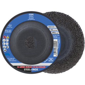 PFERD CC-GRIND (inkl. SOLID, FLEX, STRONG) CC-GRIND ROBUST 115 SG STEELOX
