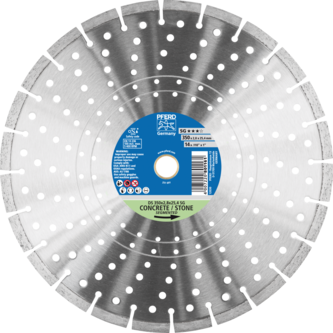 PFERD Diamantwerkzeuge für die Bauindustrie DS 350 x 2,8 x 25,4 SG