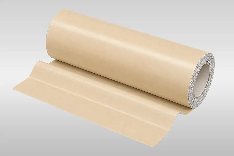 Illustration einer Rolle doppelseitigen Gewebeklebebands
