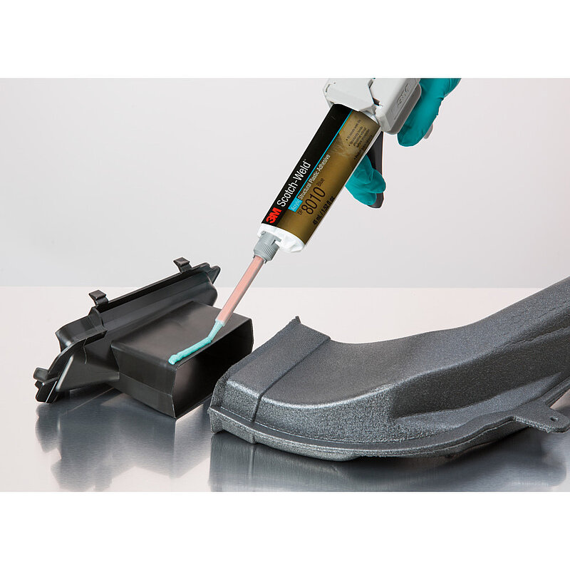 3M Scotch-Weld 2-Komponenten-Konstruktionsklebstoff auf Acrylatbasis DP8010, Blau-Grün, 490 ml