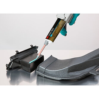 3M Scotch-Weld 2-Komponenten-Konstruktionsklebstoff auf Acrylatbasis DP8010, Blau-Grün, 490 ml