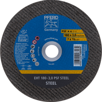 PFERD Trennscheiben EHT 180-3,0 PSF STEEL