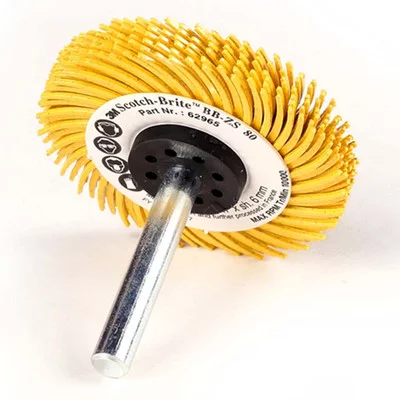 Scotch-Brite™ Radial Bristle Brush BB-ZS mit Schaft Abbildung