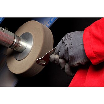 Scotch-Brite Roloc Lamellenbürste FF-ZR, grau, 63 mm x 32 mm, S FIN