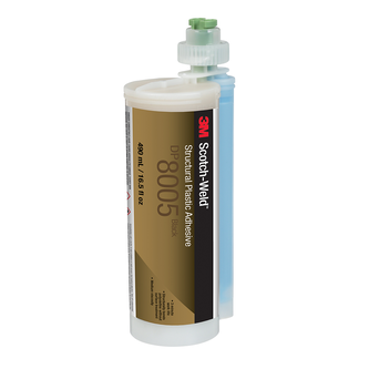3M Scotch-Weld 2-Komponenten-Konstruktionsklebstoff auf Acrylatbasis DP8005 Schwarz, 45ml