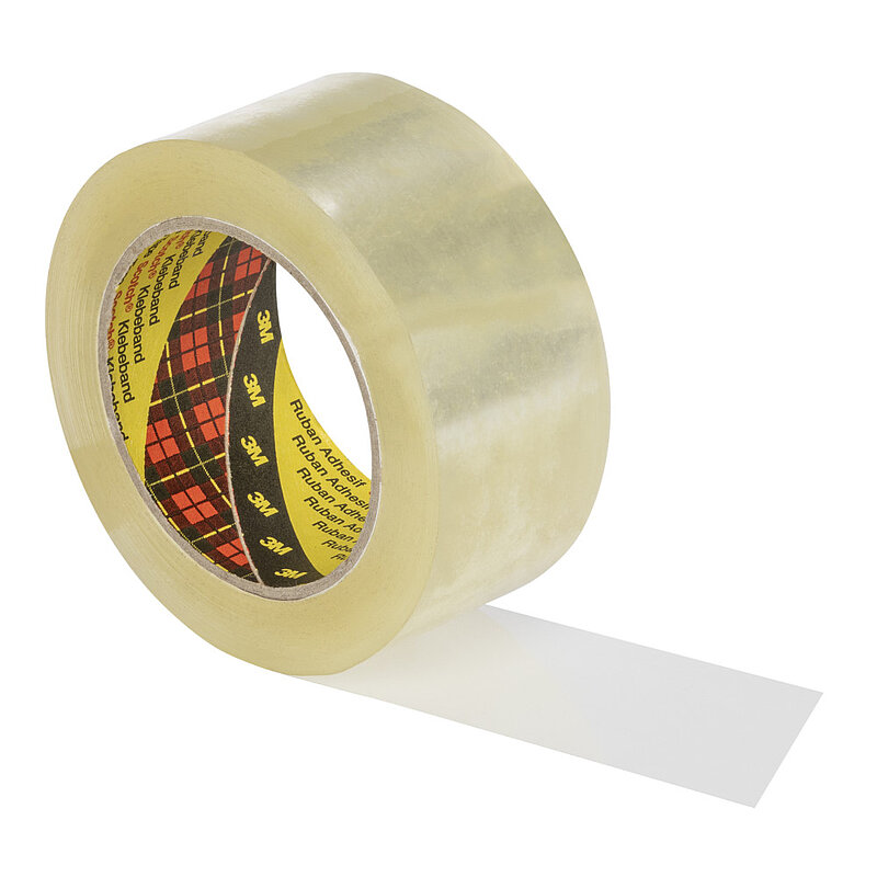 Scotch Hochleistungs-Verpackungsklebeband 375E, Braun, 75 mm x 66 m, 0.075 mm