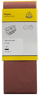 Klingspor - LS 309 XH Hobschleifband, 100 x 610 mm Korn 60 F5, SB-verpackt im Reiter