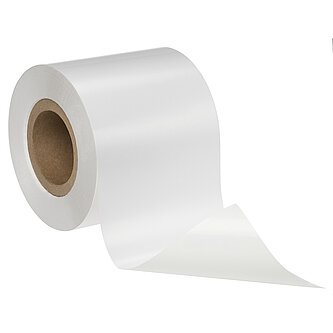 3M Polyester-Etikettenmaterial 7871EJ, Weiß glänzend, 150 mm x 508 m