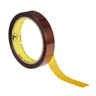 3M 5419 Hochtemperatur Polyimid-Klebeband, Gold, 19 mm x 33 m, 0,07 mm