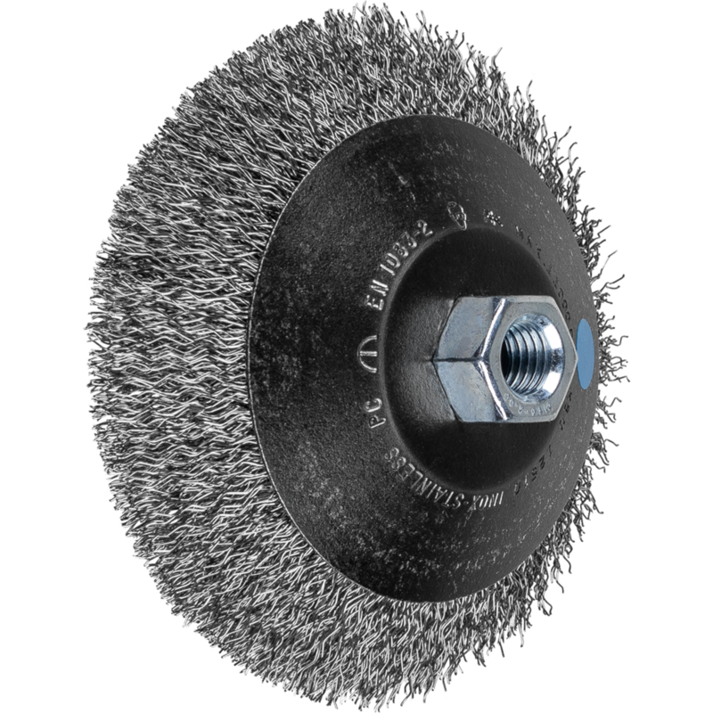 PFERD Kegelbürsten mit Gewinde POS KBU 12510/M14 INOX 0,35