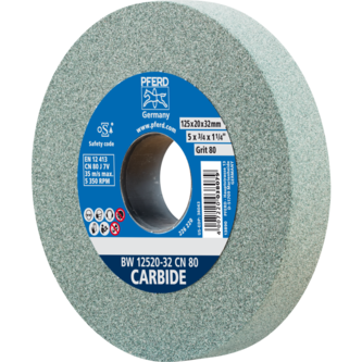 PFERD Schleifscheiben BW 12520-32 CN 80 CARBIDE